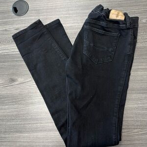Abercrombie & Fitch Kids Black Jeans Super Skinny 15/16